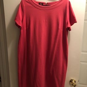 Coral Knit Dress